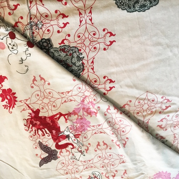 Single Bed Reversible Cotton Duvet Cover & Pillowcase - Picture 3 of 4